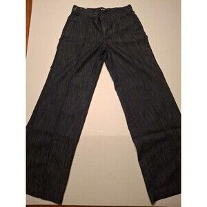 Daisy Fuentes Size 4 Moda dark wash straight leg denim trouser jeans